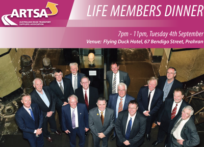 ARTSA Life Members dinner